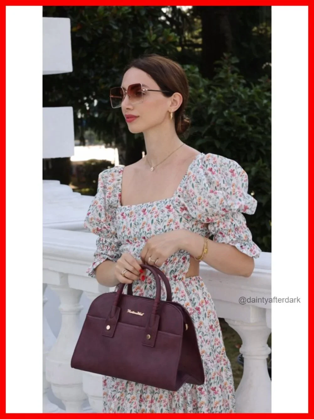 Structured Faux Leather Satchel Bag for Women, Top Handle Crossbody Purse